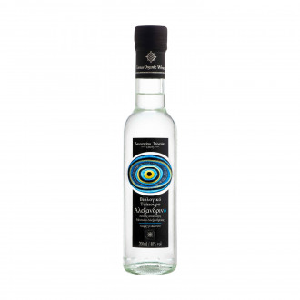 Tsipouro Limnos Organic Double Distillation - Moschato of Alexandria without Anise 40% Vol,200ml