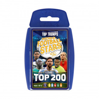 Winning Moves: Top Trumps - World Football Stars 2024 The Top 200 Starter Kit - Card Game (WM04717-EN1)