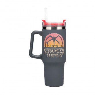 Paladone: Stranger Things 5 - 900ml Insulated Cup And Straw (PP14605ST)