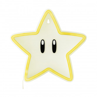 Paladone: Super Mario - Super Star Wall Mountable LED Neon Light (PP14711NNVN)