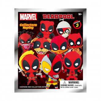 Monogram Marvel: Deadpool (Blind Bag/Random) 3D Foam Bag Clips Figures