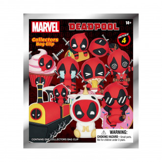 Monogram Marvel: Deadpool 3D Foam Bag Clips Figures