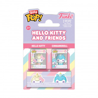 Funko Bitty Pop! 2-Pack: Hello Kitty & Friends - Hello Kitty & Cinnamoroll Vinyl Figures