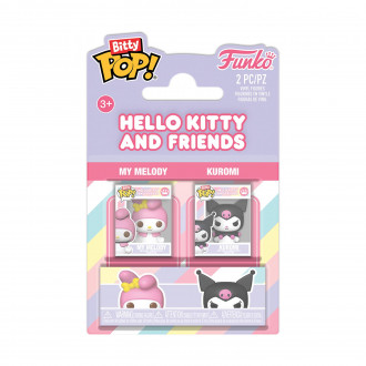 Funko Bitty Pop! 2-Pack: Hello Kitty and Friends - My Melody & Kuromi Vinyl Figures