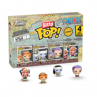 Funko Bitty Pop! 4-Pack: One Piece - Nami, Arlong, Nojiko, Bitty Pop! Chase Vinyl Figures