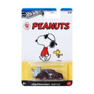 Mattel Hot Wheels: Silver Series Peanuts 75th - Volkswagen Beetle Vehicle (JCB81)