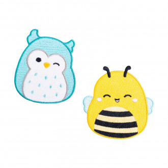 Fizz Squishmallows - Winston & Sunny Iron on Patches CDU (350155)