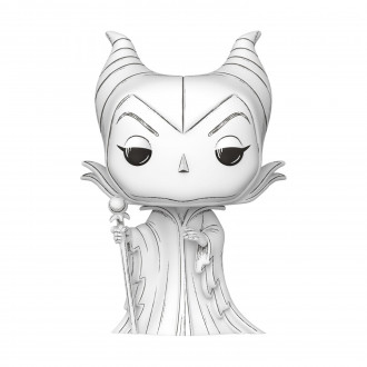 Funko Pop! Disney: Sleeping Beauty (Sketched) - Maleficent #1648 Vinyl Figure