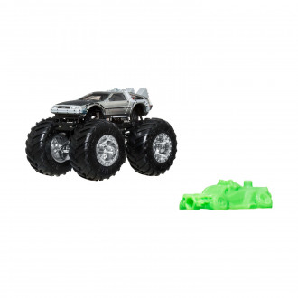 Mattel Hot Wheels: Monster Trucks Back to the Future - Time Machine Die-Cast Vehicle (JDP80)