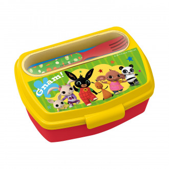 Stor: Bing - Funny Sandwich Box With Cutlery (10529)