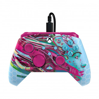 PDP: Rematch - Wired Controller  [For XBOX, PC] (Glow in the Dark) (Color: Android Dreams)