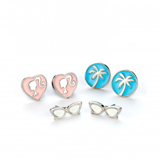 Carat Shop Barbie - Set of three Earring Studs (BMES0011)