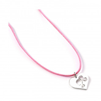 Carat Shop Barbie - Sterling Silver Heart Necklace (BMSN0029)