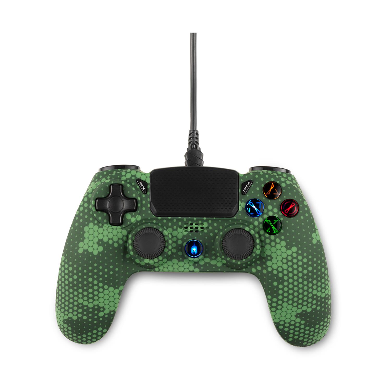 Spartan Gear - Hoplite 2 Wired Controller (compatible with PC and playstation 4) (color: green camo) Spartan Gear - Hoplite 2 Wired Controller (compatible with PC and playstation 4) (color: green camo)