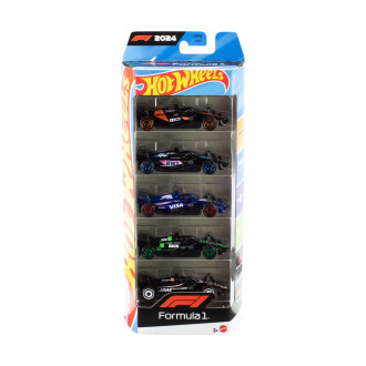 Mattel Hot Wheels: Formula 1 - 2024 Themed Racing Team 1:64 Set of 5 (JGF58)