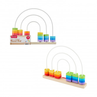 Fisher-Price®: Wooden Rainbow Bead Ba (JFG15)