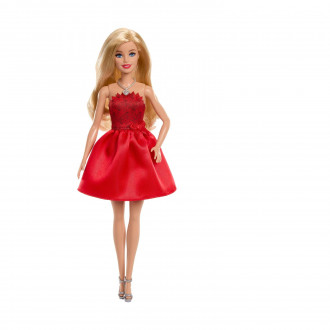 Mattel Barbie: Fashion Dolls - Red Dress Mattel 80 Year Anniversary (JGD25)