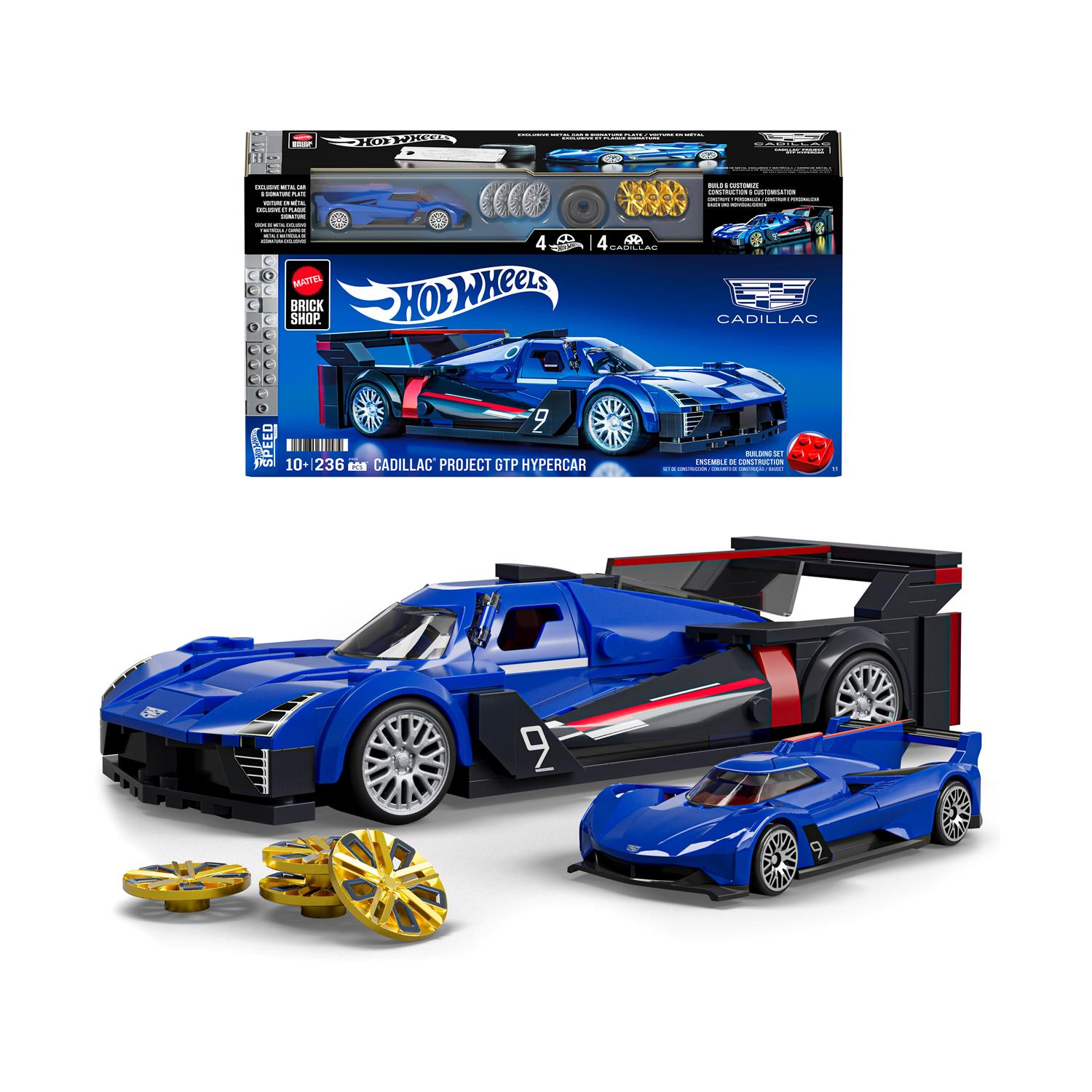 Mattel Hot Wheels: Speed Series Brick Shop - Cadillac Project GTP Hypercar Vehicle (JFR89) Mattel Hot Wheels: Speed Series Brick Shop - Cadillac Project GTP Hypercar Vehicle (JFR89)