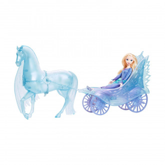 Mattel Disney: Frozen Fashion Dolls - Elsa & Nokk Adventure Carriage (JBG56)