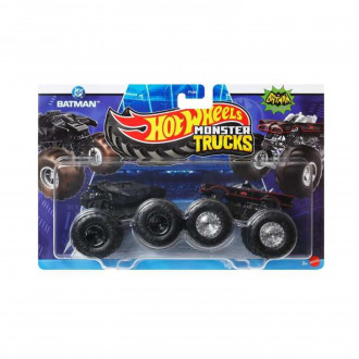 Mattel Hot Wheels Monster Trucks: Demolition Doubles - DC Batman VS Batman Classic TV Series (JCC80)