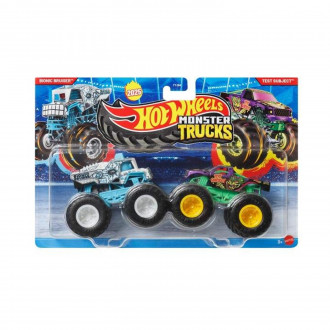 Mattel Hot Wheels Monster Trucks: Demolition Doubles - Bionic Bruiser VS Test Subject (JCC68)