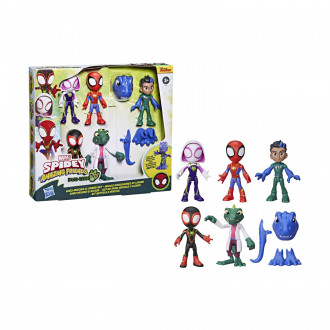 Hasbro Marvel: Spidey And His Amazing Friends Dino-Webs - Dino Heroes & Lizard Set (F9483)