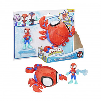 Hasbro Disney Jr. Marvel: Spidey And His Amazing Friends Waterwebs - Spider Crab Figure & Vehicle (G1464)