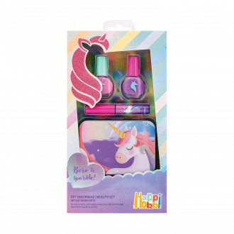 AS Happi Hobbi: Beauty Set - Born to Sparkle Nails & Lips with Case (1081-60003)