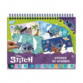 Totum Disney: Stitch - Sticker By Number Pad (TT700123)