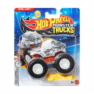 Mattel Hot Wheels Monster Trucks: Totally Tooned - Rebel-Lion Die-Cast Vehicle (JCD94)