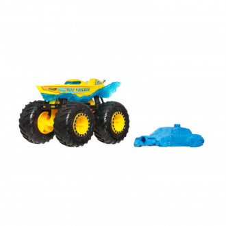 Mattel Hot Wheels: Monster Trucks Back to Basics - Wave Wrecker Die-Cast Vehicle (JHY22)