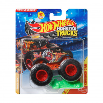 Mattel Hot Wheels: Monster Trucks Snack Pack - Monster Clucks Die-Cast Vehicle (JHY47)