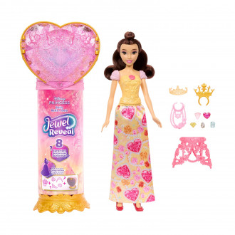 Mattel Disney Princess: Jewel Reveal - Belle Doll (JHL51)