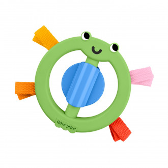 Fisher-Price: Baby Toys (0-6 Months) Rattles & Teething Toys - Fisher Price Ribbit 'n Ribbons Fro (JKW55)