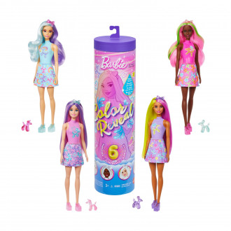 Mattel Barbie: Color Reveal Mermaid Series - Doll 6 Surprises (Random) (JFV58)