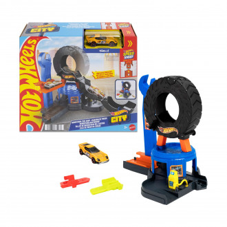 Mattel Hw: Hot Wheels City - Downtown Tire Shop (JHL75)