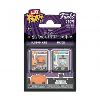 Funko Bitty Pop! 2-Pack: The Nightmare Before Christmas - Pumpkin King & Mayor Vinyl Figures