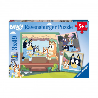 Ravensburger Puzzle: Bluey - Bluey's Adventures! (3x49pcs) (05685)