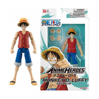 Bandai Anime Heroes: One Piece - Monkey D. Luffy East Blue Figure (17cm) (37056)