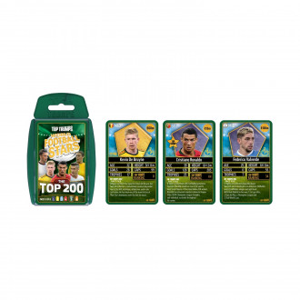 Winning Moves: Top Trumps - World Football Stars 2024 The Top 200 Pack 5 - Card Game (WM04842-EN1)