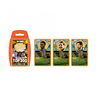 Winning Moves: Top Trumps - World Football Stars 2024 The Top 200 Pack 6 - Card Game (WM04841-EN1-6)