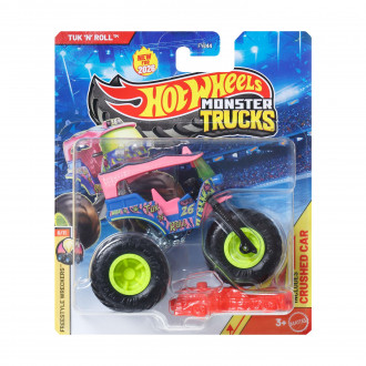 Mattel Hot Wheels: Monster Trucks Freestyle Wreckers - Tuk 'n' Roll Die-Cast Vehicle (JKJ83)