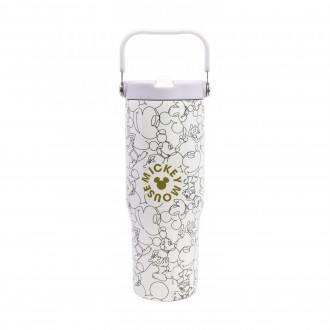 Stor: Mickey Mouse - Signature Insulated Stainless Steel Tubler with Handle (860ml) (31210)