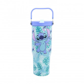 Stor: Stitch - Aloha Insulated Stainless Steel Tubler with Handle (860ml) (31710)