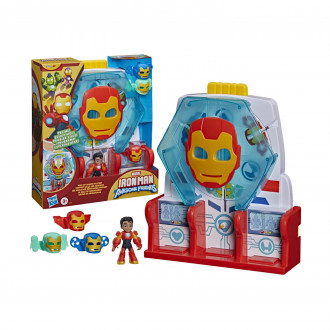Hasbro DisneyJr.: Marvel -  Iron Man & His Awesome Friends - Hall of Armor Playset (G1261)