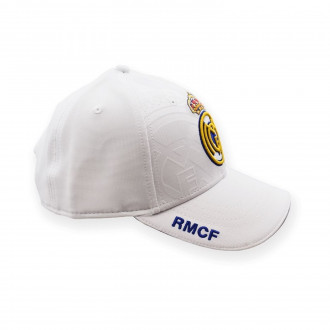 Real Madrid CF Official Cap – White Classic Cap – Size U (RM3GO3)