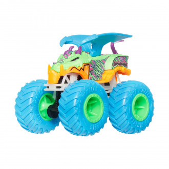 Mattel Hot Wheels: Monster Trucks Glow In The Dark - Dragonizer Vehicle (JHY93)