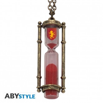 Abysse Harry Potter - Gryffindor Hourglass Keychain (3 x 6cm) (ABYKEY393)