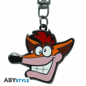 Abysse Crash Bandicoot - Crash Face Metal Keychain (ABYKEY443)