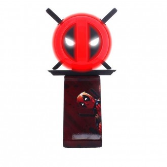 EXG Ikons by Cable Guys: Marvel Deadpool Ikon - Light-Up Phone  Controller Charging Stand (CGIKMR400478)